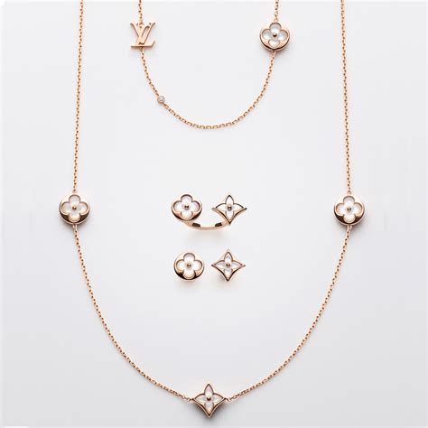 louis vuitton color blossom necklace price|louis vuitton blossom collection earrings.